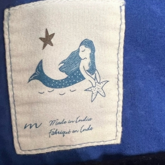 Anthropologie Mermaid 3/4 Sleeve Embroidered - Picture 2 of 5